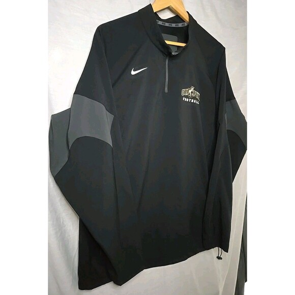 Cal Poly University Mustangs Nike Pullover 1/4 Zip Jacket, Sz XL, Black - Picture 3 of 11